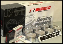 SBC CHEVY 427 WISECO FORGED PISTONS 4.125 BORE -8cc RD DISH KP470AS