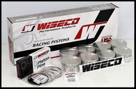 BBC CHEVY 572 WISECO FORGED PISTONS 4.560 BORE -18cc DISH TOP KP462A6