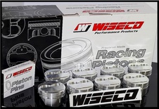 SBC CHEVY 434 WISECO FORGED PISTONS 4.155 BORE +8cc DOME TOP KP479A3