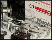 BBC CHEVY 548 WISECO FORGED PISTONS 4.530X4.250 STR +13.5cc DOME KP522A3