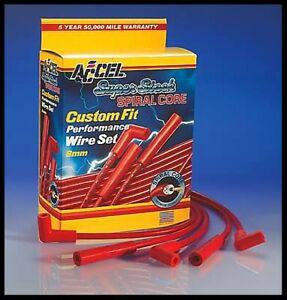ACCEL 5000 STR. BOOT WIRES FORD & BBC CHEVY HEI & POINT DIST 5040-R CLEARANCE