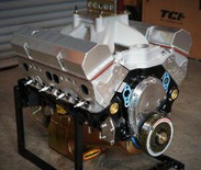 SBC CHEVY 434 PRO STREET MOTOR, AFR HEADS, CRATE MOTOR 645 hp BASE ENGINE