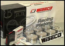 SBC CHEVY 383 WISECO FORGED PISTONS 4.040 -10cc RD DISH 5.7 RODS KP484A4