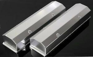 SBC CHEVY FABRICATED TALL ALUMINUM VALVE COVERS NO ACC. HOLES 6350-S